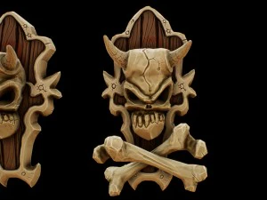 bone shield kit 3D Model