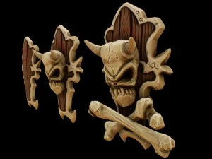 bone shield kit 3D Model