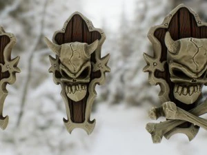 bone shield kit 3D Model