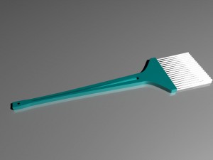flat brush 3D Model