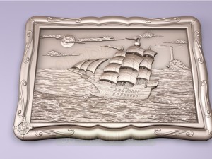 korabl v more 3D Model