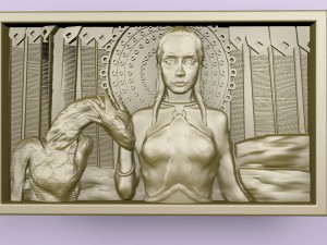 khalisi i dracon Modelo 3D