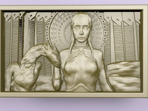 Khaleesi um drag&atilde;o Modelo 3D