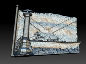 pamyatnik zaton korablyam Modèle 3D