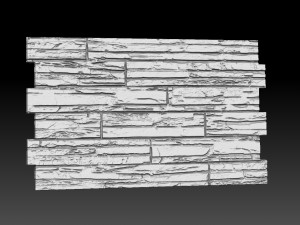 fasad panel 3d 3D Model