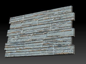 fasad panel 3d 3D Model