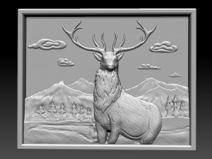 olen na polyane 3D Model