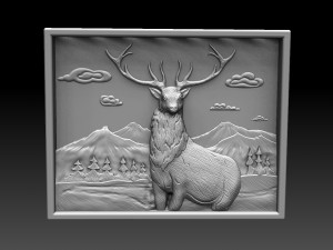 olen na polyane 3D Model