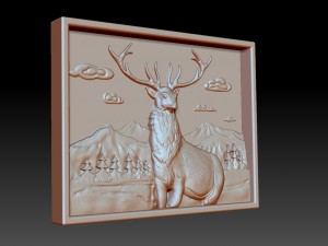 olen na polyane 3D Model
