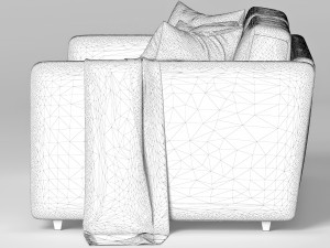 soft sofa 3D Model