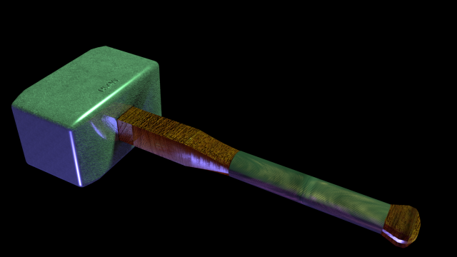 hammer 3D 模型 .c4d .max .obj .3ds .fbx .stl .blend 