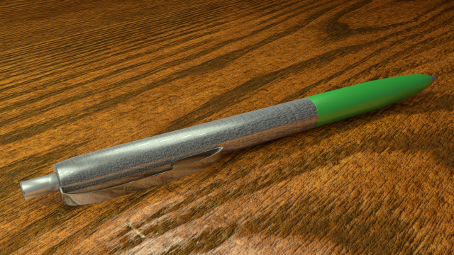 ballpoint pen 3D 模型 .c4d .max .obj .3ds .fbx .stl .blend 