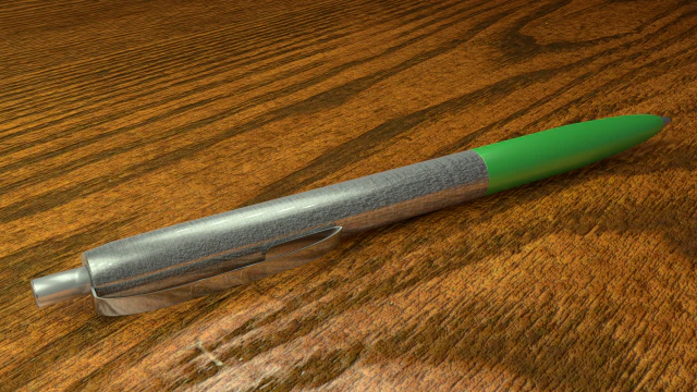 ballpoint pen 3D Model .c4d .max .obj .3ds .fbx .stl .blend 