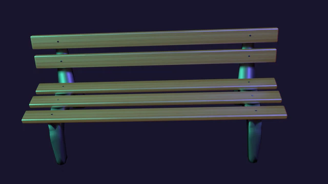 bench 3D Model .c4d .max .obj .3ds .fbx .stl .blend 