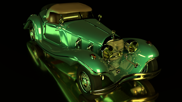 classic car 3D 模型 .c4d .max .obj .3ds .fbx .stl .blend 