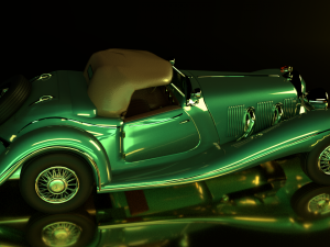 classic car 3D 模型