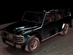 mercedes benz g500 3D 모델