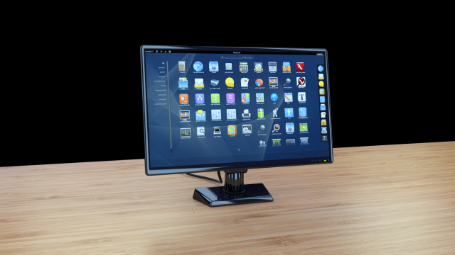 pc monitor Model 3D .c4d .max .obj .3ds .fbx .stl .blend 