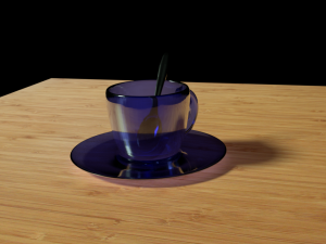 tea set Modello 3D