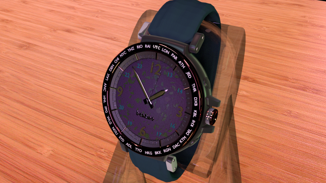 watch 3D 模型 .c4d .max .obj .3ds .fbx .stl .blend 