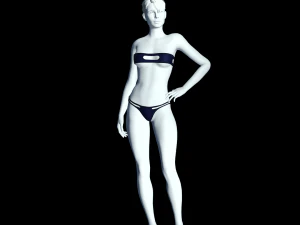 cyberpunk - roupas íntimas de biquíni Modelo 3D