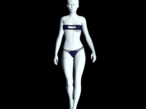 cyberpunk - bikini underwear clothing Modello 3D
