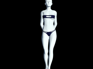 cyberpunk - bikini underwear clothing Modello 3D