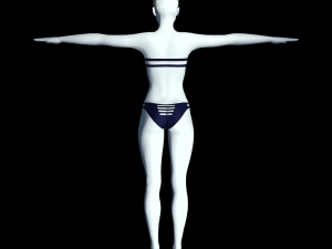 cyberpunk - bikini underwear clothing Modello 3D