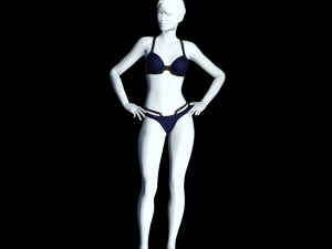 cyberpunk - valeria underwear clothing 3D 模型