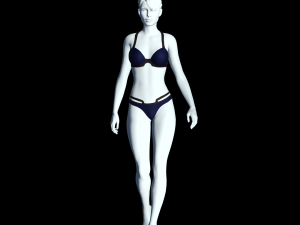 cyberpunk - valeria underwear clothing 3D 模型