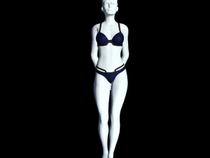 cyberpunk - valeria underwear clothing 3D Model