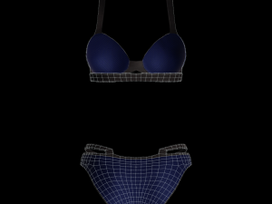 cyberpunk - valeria underwear clothing 3D 模型
