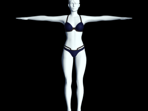 cyberpunk - valeria underwear clothing 3D 模型