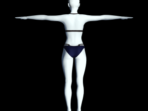 cyberpunk - valeria underwear clothing 3D 模型