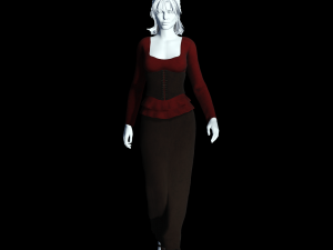 fantasy tavern wench 01 - fantasy clothing 3D Модель
