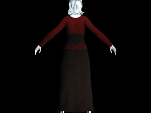 fantasy tavern wench 01 - fantasy clothing 3D Модель