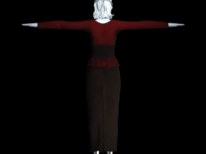 fantasy tavern wench 01 - fantasy clothing 3D Модель