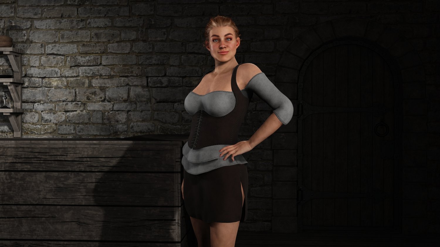 Bar Wench Porn - fantasy tavern wench 02 - fantasy clothing 3D Model in Clothing 3DExport