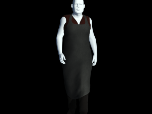 fantasy tavern butcher basic - fantasy clothing 3D 모델