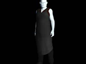 fantasy tavern butcher basic - fantasy clothing 3D 모델