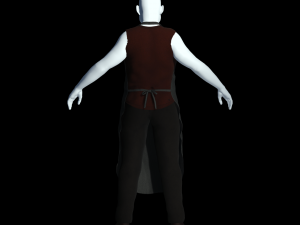fantasy tavern butcher basic - fantasy clothing 3D 모델