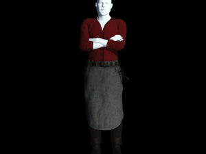 fantasy tavern innkeeper - fantasy clothing Modèle 3D