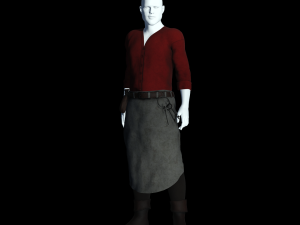 fantasy tavern innkeeper - fantasy clothing Modèle 3D