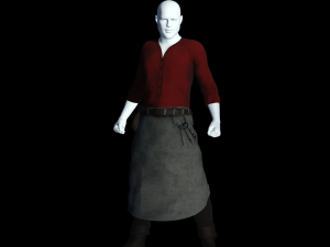 fantasy tavern innkeeper - fantasy clothing Modèle 3D