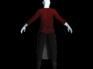 fantasy tavern innkeeper - fantasy clothing Modèle 3D