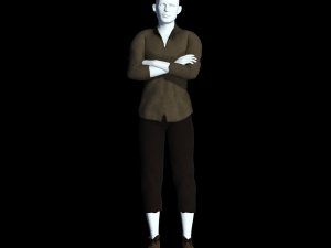 fantasy tavern stable boy - fantasy clothing Modèle 3D