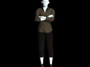 fantasy tavern stable boy - fantasy clothing 3D Model