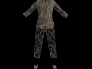 fantasy tavern stable boy - fantasy clothing Modèle 3D