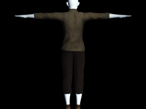 fantasy tavern stable boy - fantasy clothing Modèle 3D