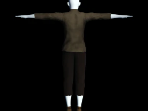 fantasy tavern stable boy - fantasy clothing 3D Model